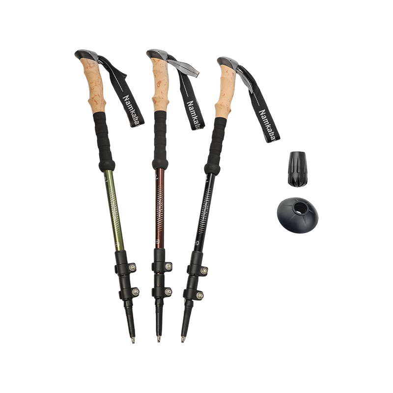 Retractable external locking hiking poles, trekking poles, aluminum alloy hiking sticks