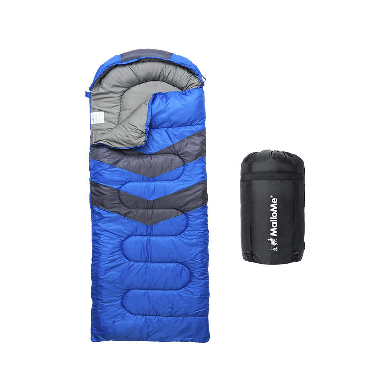 Autumn and winter outdoor envelope-style sleeping bag, camping sleeping bag, hollow cotton sleeping bag, nap sleeping bag