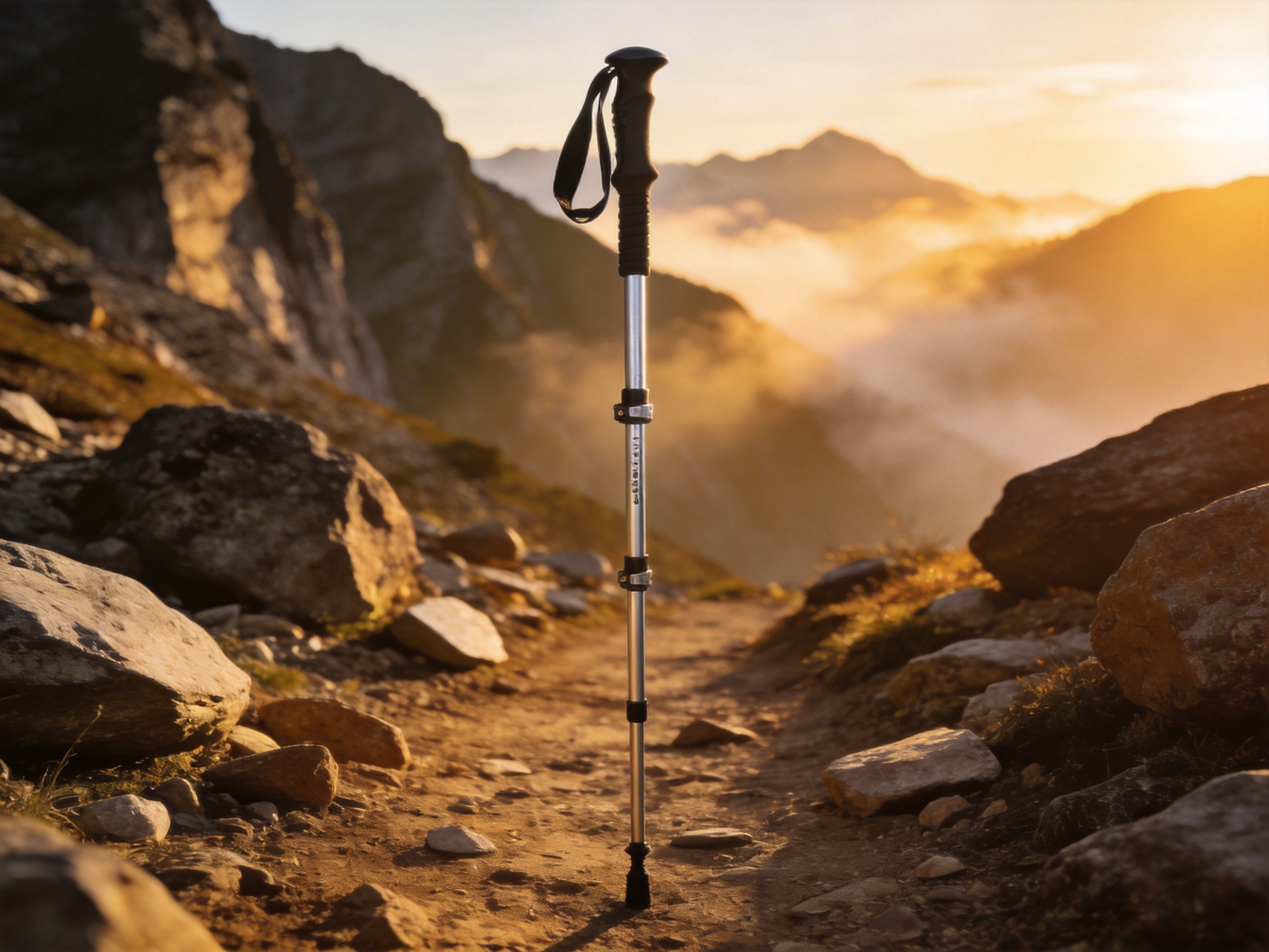 Ultralight Shock-Absorbing Aluminum Trekking Pole for Stable Long-Distance Hiking