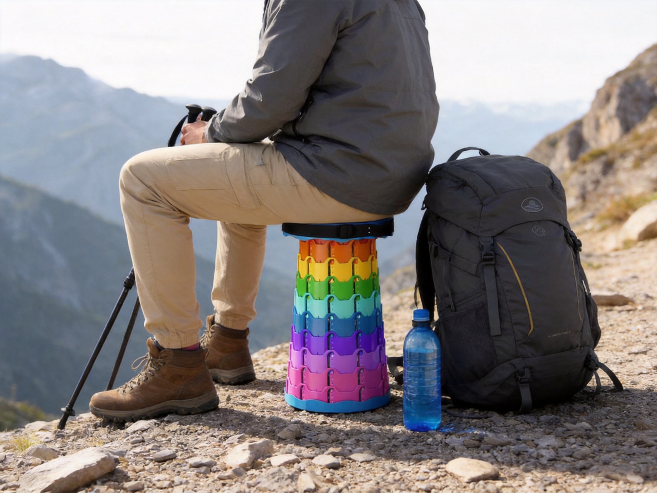 Portable Adjustable Folding Stools for Outdoor Mobility and Practical Field Comfort